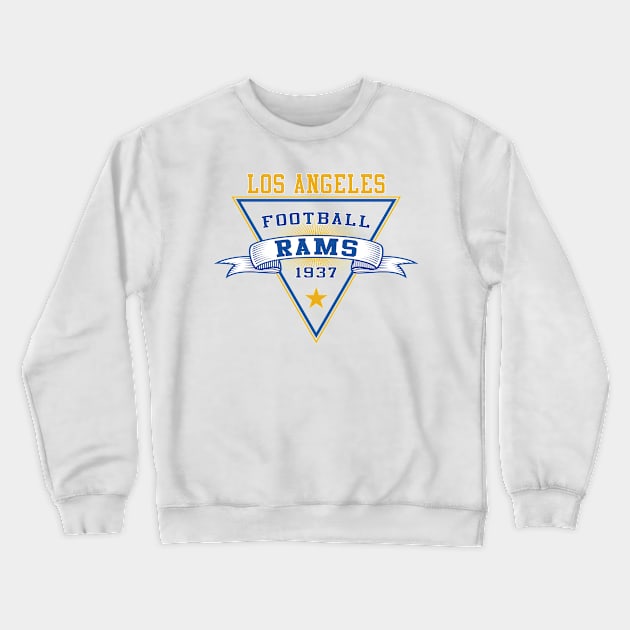 Retro Los Angeles Rams Crewneck Sweatshirt by genzzz72